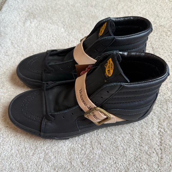 VANS x Vivienne Westwood Black High-Top Sneakers Men’s 8.5 Women’s 10 - Picture 8 of 16